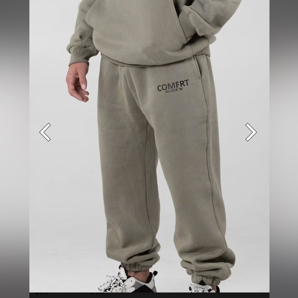 Comfrt coordinate joggers size small‎ EUC in moss